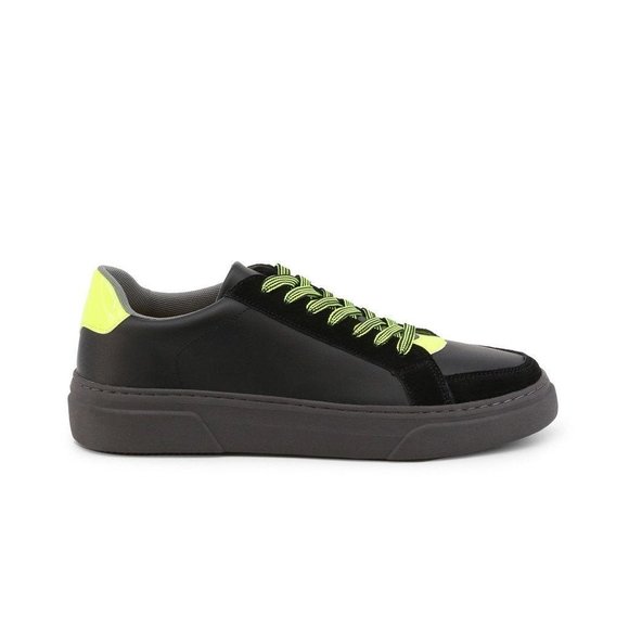 Duca Di Morrone Men's Sneakers, Nathan Low Tops - Black Eu 45 - Picture 1 of 15